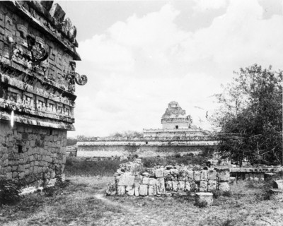 El Caracol, vista desde Las Monjas, reprografía