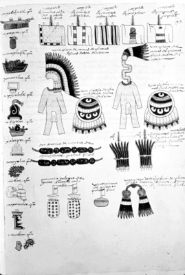 Códice Mendocino, lámina 43 r