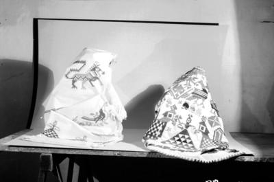 Textiles tepehuas, vista frontal