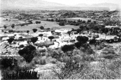 Vista de las ruinas de Yagul, panorámica