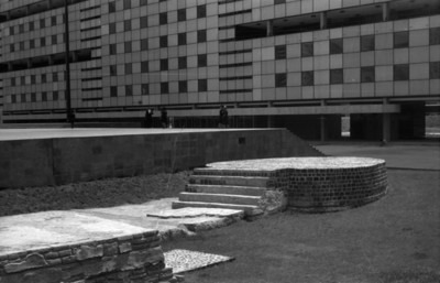 Vista lateral del Altar B en Tlatelolco