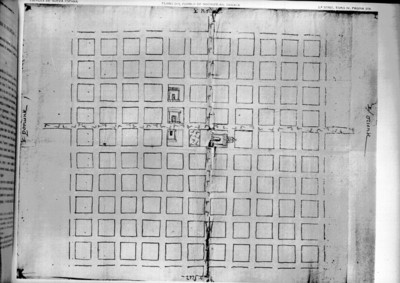 "Plano del pueblo de Nochiztlán, Oaxaca", reprografía bibliográfica