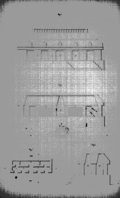 Esquema del Templo V, reprografía