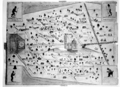 Mapa de Santa Inés Zacatelco, reprografía