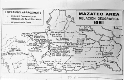 Relación geográfica del área mazateca en 1581, reprografía