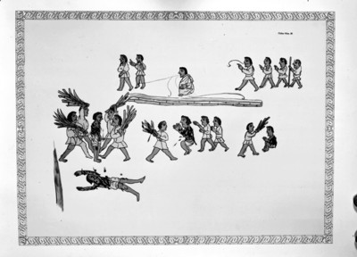 Lámina 29 de los Códices del Marquesado del Valle de Oaxaca, reprografía