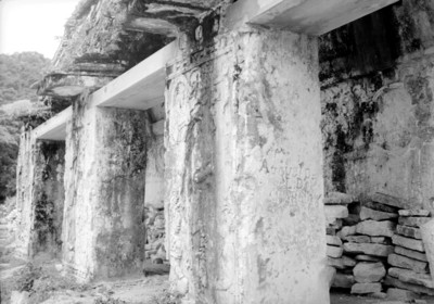 Vista de los procesos reconstructivos del Palacio