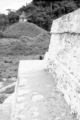 Templo de las Inscripciones, exterior, detalle arquitectónico