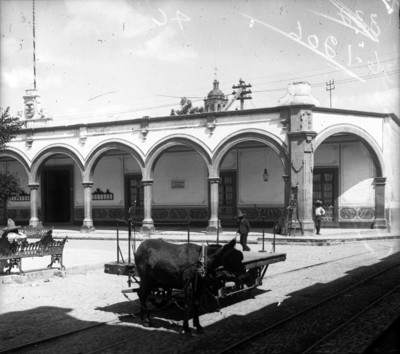 Palacio Municipal, fachada, vista parcial