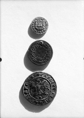 Monedas chinas en exhibición