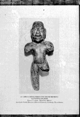 Escultura antropomorfa totonaca, reprografía