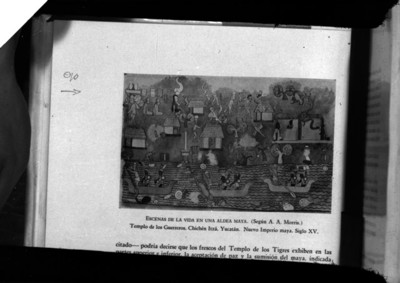 "Escenas de la vida de una aldea maya, según A. A. Morris", reprografía