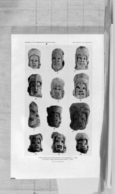 Lote de figurillas Olmecas, reprografía