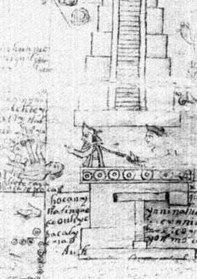 Códice mexica, detalle