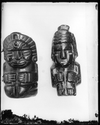 Figuras antropomorfas, tipo huasteco, vista parcial