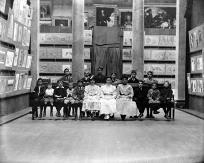 Estudiantes de la Academia de San Carlos, retrato de grupo