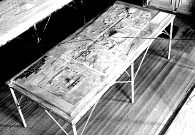 Zona arqueológica de Teotihuacán, reproducción de maqueta