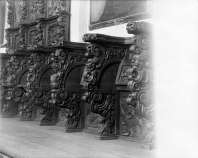 Sillería del coro, detalle