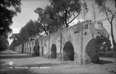 Acueducto de Chapultepec, vista parcial
