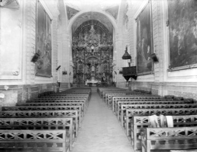 Vista interior de la Iglesia de la Valenciana