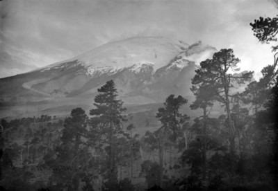 Popocatépetl, vista parcial