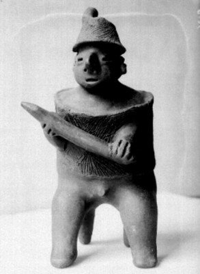 Figura antropomorfa de barro, exposición