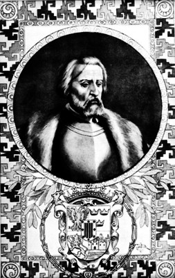 Hernán Cortés, pintura de caballete