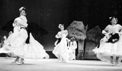 Danza del Ballet Popular, durante una presentación