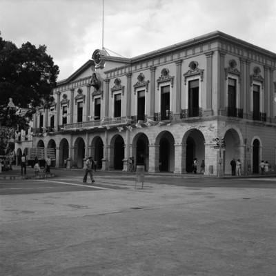 Edificio colonial en Mérida, vista parcial