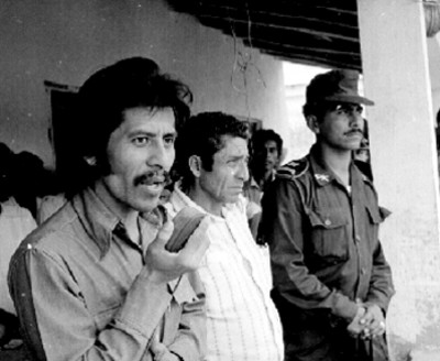 Hombre mixe, dando discurso