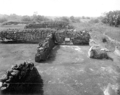 Cala "334", vista de trabajo arqueológico en La Ciudadela