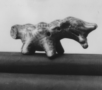 Silbato prehispánico zoomorfo