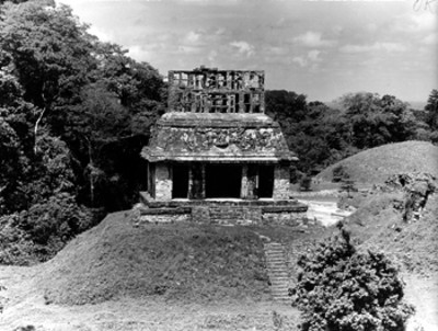 Vista de la parte frontal del Templo del Sol