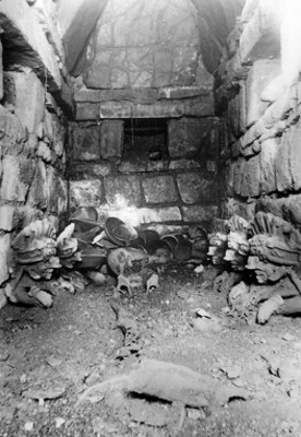 Vista de la "Tumba 40", interior