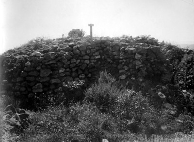 Vista de la cala "298", montículo