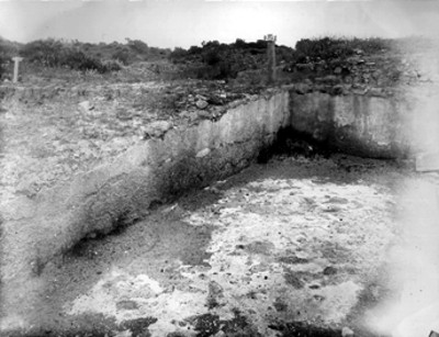 Cala "317" en un conjunto habitacional de Teotihuacán