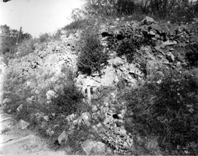 Cala No. "369" en Teotihuacán, vista parcial