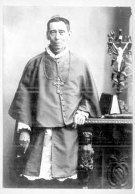 Santiago de la Garza Zambrano, obispo de Saltillo, retrato
