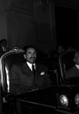 Hilario García Canul durante una sesión en la Cámara de Diputados