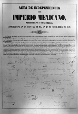 Acta de Independencia del Imperio Mexicano