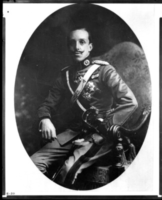 Alfonso XIII, rey de España, retrato