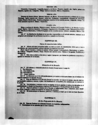 Planes de estudio de la compañía Lancasterianas del segundo a cuarto año