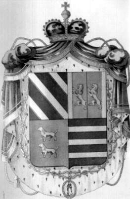 Escudo de armas de la duquesa de Prim