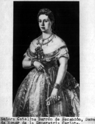 Retrato de doña Catalina Barrón de Escandón, reprografía