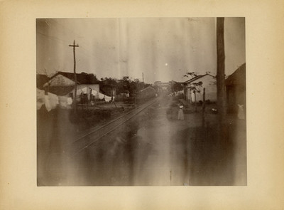 Vista parcial de una calle en Tlacotalpan, Veracruz