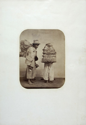 Vendedores de cerámica, retrato
