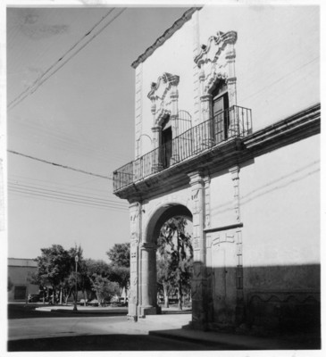 Esquina del Palacio de Zambrano actual Palacio de Gobierno de Durango