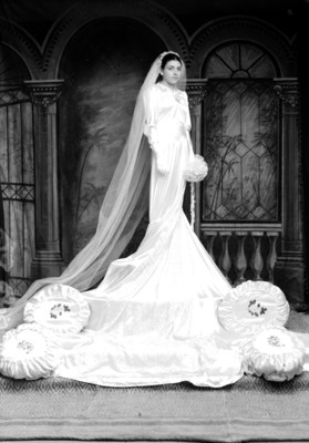 Novia sola, retrato