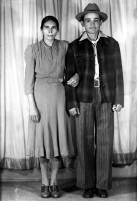 Pareja de clase media, retrato