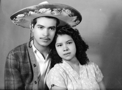 Pareja de clase media, retrato